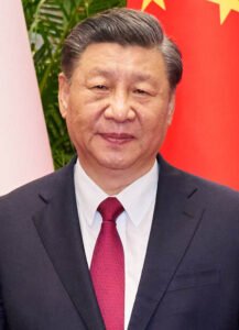 Retrato do presidente chinês Xi Jinping